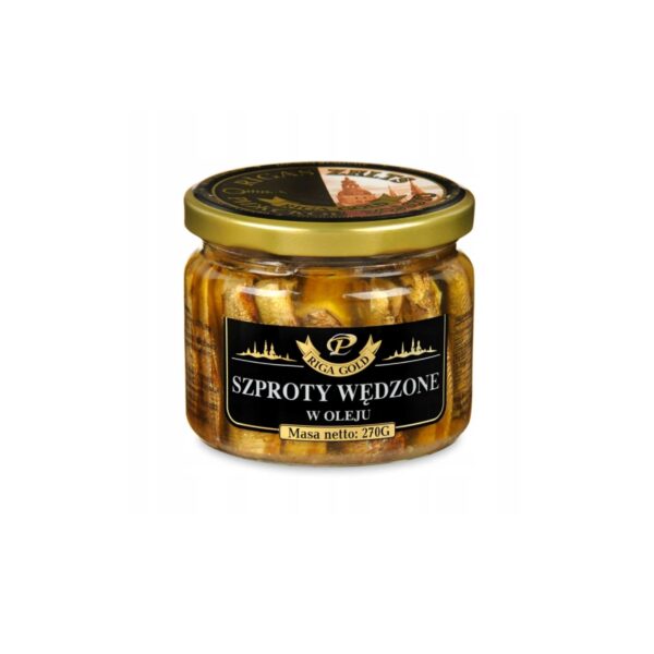 RIGA GOLD Książęce szproty wędzone w oleju