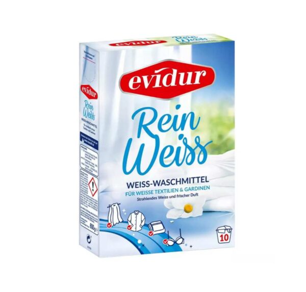 Evidur proszek do firan białego 600g